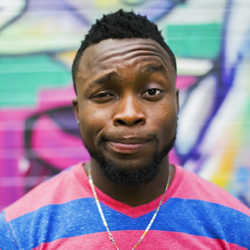 Stock portrait photograph supplied in the JellyBlue asset pack
