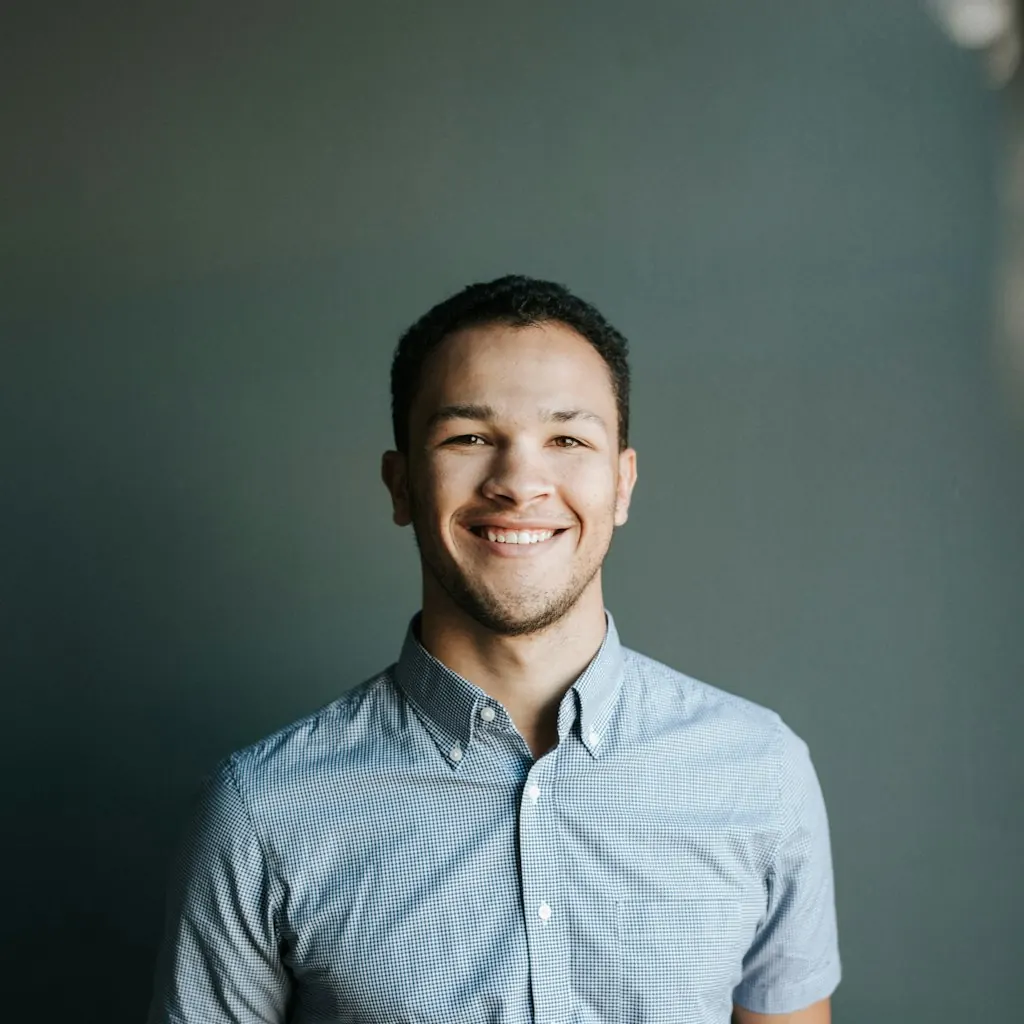 Stock portrait photograph supplied in the JellyBlue asset pack
